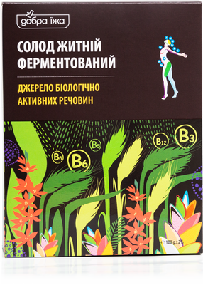 Солод житній ферментований в стіках (10 стіків по 10г) df002 фото
